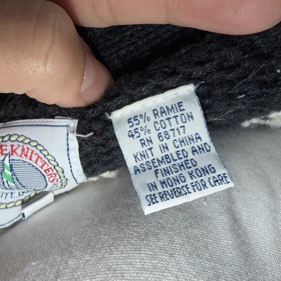 Vintage Cape Isle Knitters Golf Cardigan Sweater Womens Large 90s Grandpa-Core - Picture 6 of 6